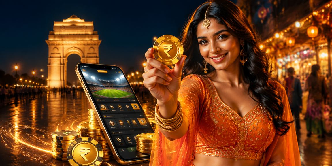 India Gate with digital sport betting theme at to6 platform